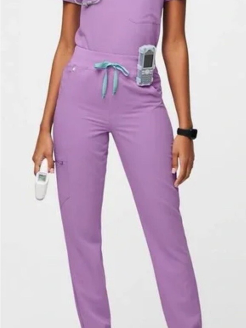 FIGS Lilac Dawn Zamora high waisted joggers